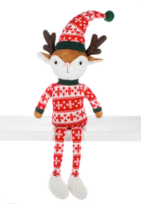 Bedtime Reindeer Shelf Sitter, Assorted