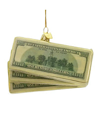 Noble Gems $100 Bill Ornament