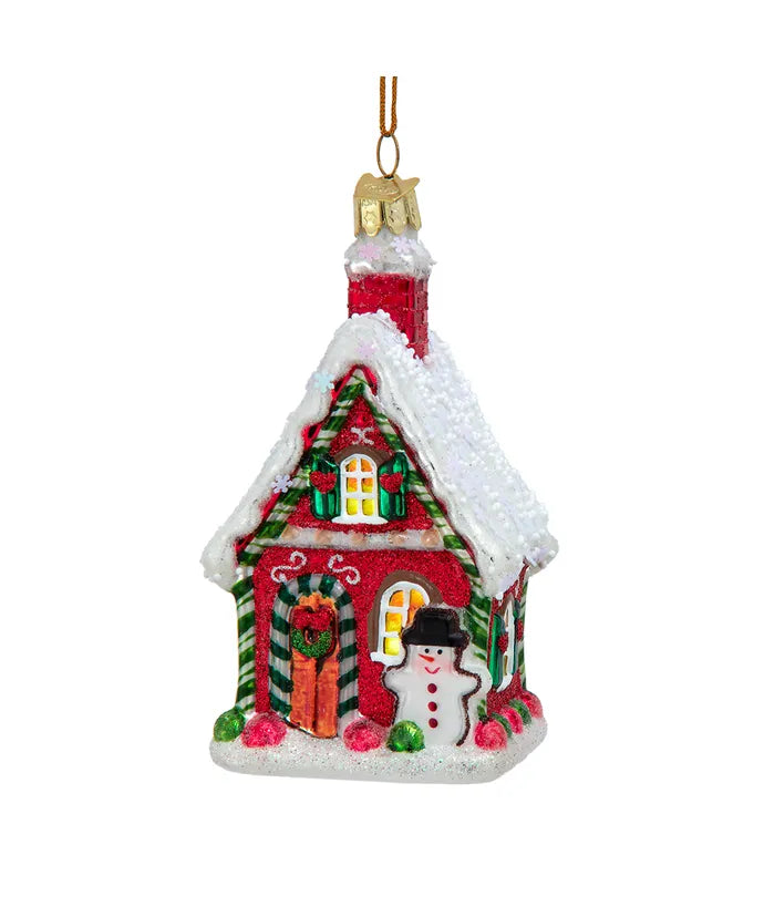 Noble Gems Gingerbread House Ornament