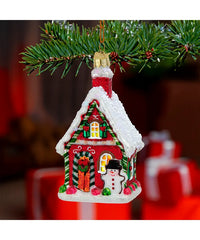 Noble Gems Gingerbread House Ornament