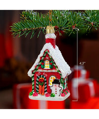 Noble Gems Gingerbread House Ornament