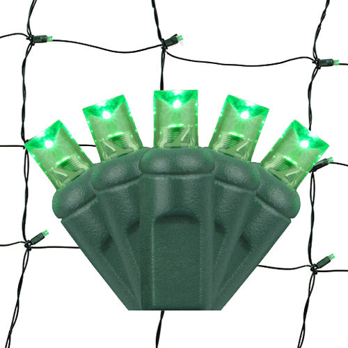 5MM LED Net Lights with Green Cord (100 Lights) - Thumbnail 2