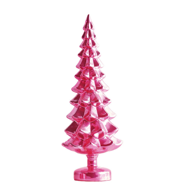 Large Glass Pink Tree