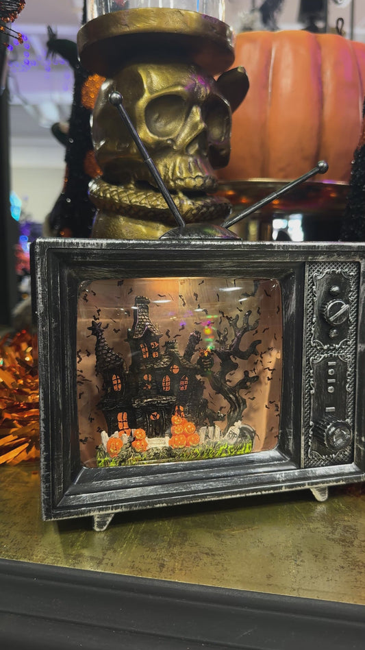 9" Haunted House TV USB