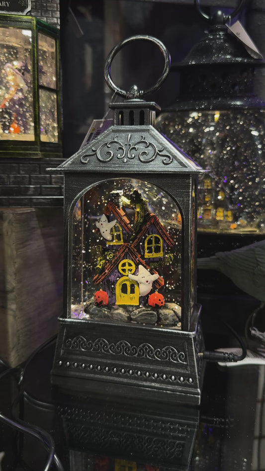8" Haunted House Lantern
