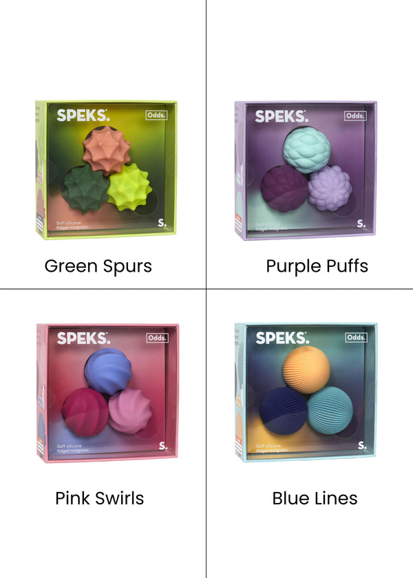 Odds Silicone Magnets Assorted - Speks