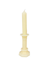 10" Unscented Taper in Taper Holder Shaped Candle