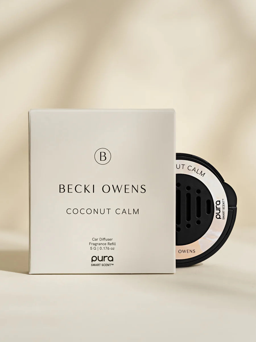 Coconut Calm - Becky Owens Pura Car Refill