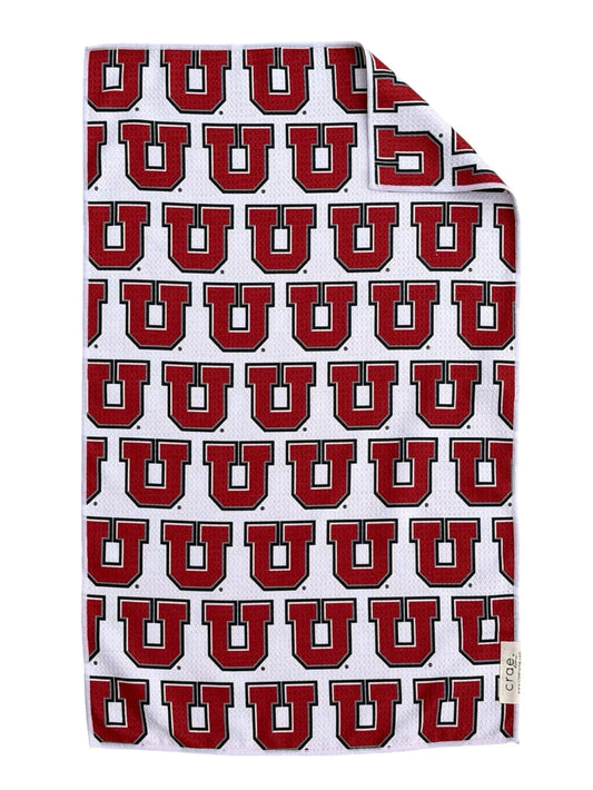 Red Hot, Ute Proud: Double-Sided Hand Towel