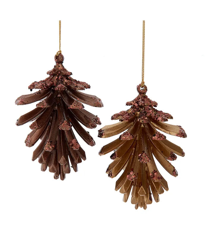 4" Pinecone Ornament, Assorted
