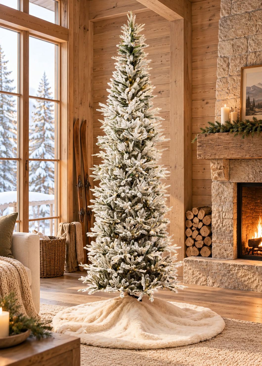 Tacoma Frosted Christmas Tree