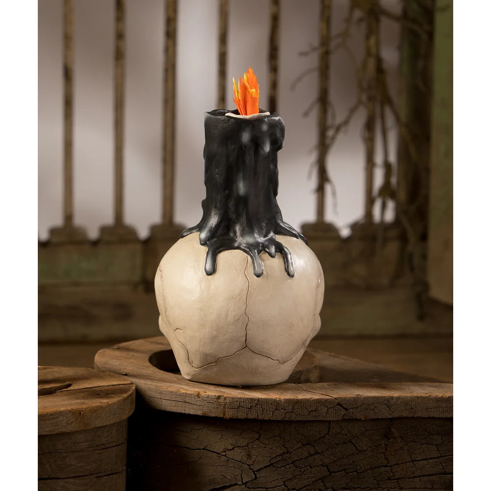 Skull Candleholder