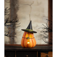 Pumpkin Witch Luminary - Bethany Lowe