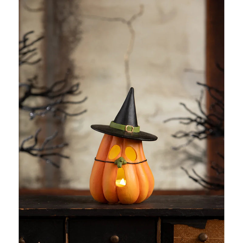 Pumpkin Witch Luminary - Bethany Lowe