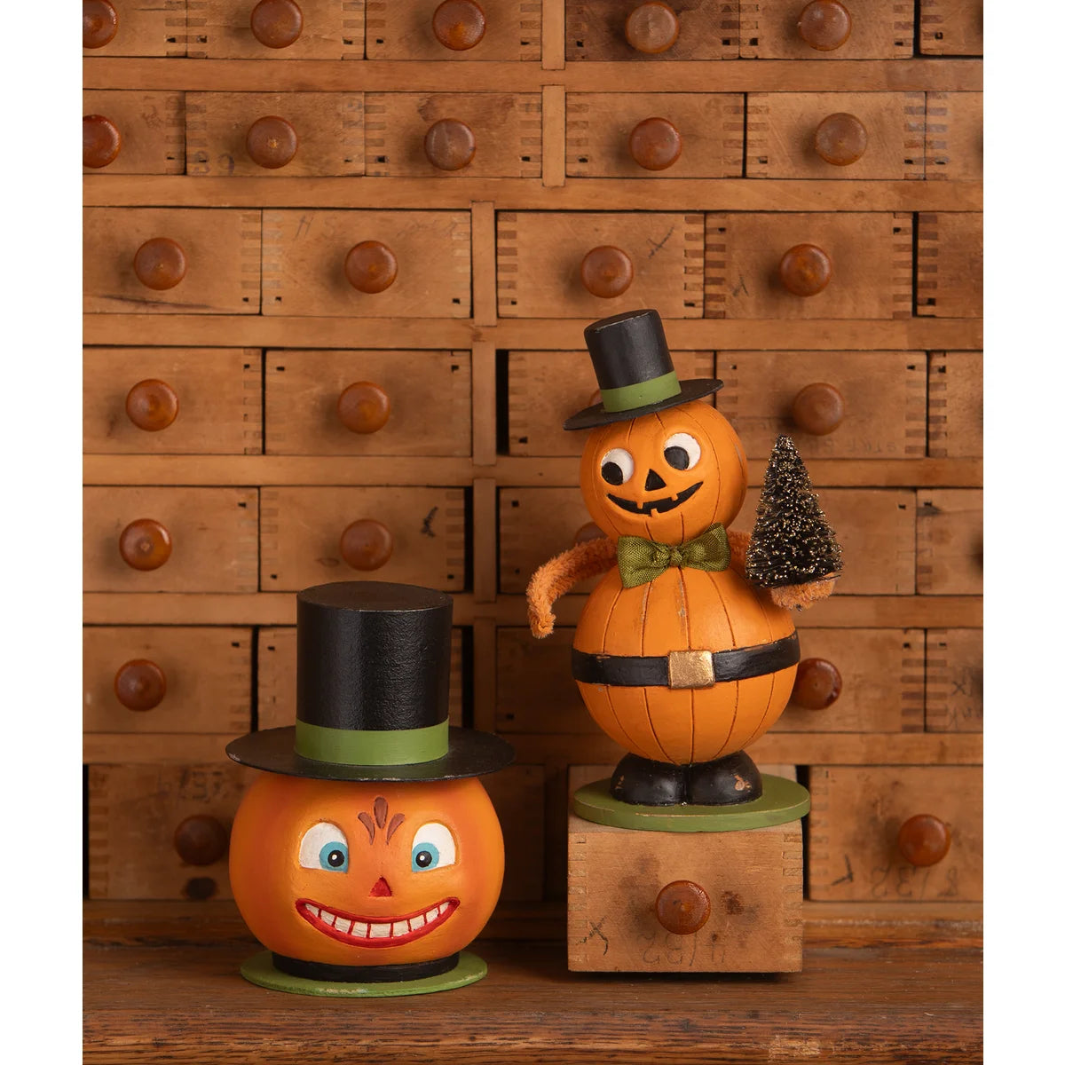 Vintage Jolly Pumpkinman - Bethany Lowe