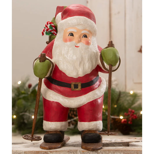 Santa Delivery On Skis, Bethany Lowe