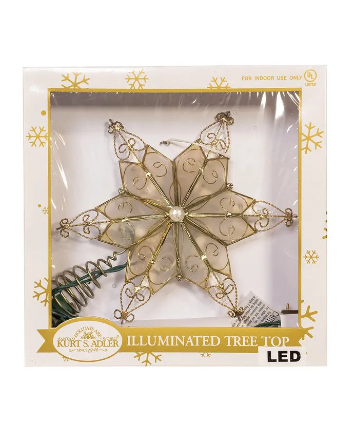 9.6" 10-Light LED Star Treetop