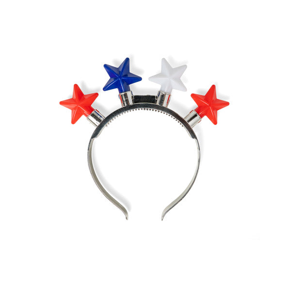 Patriot Pride JUMBO Flashing Star Headband, Assorted