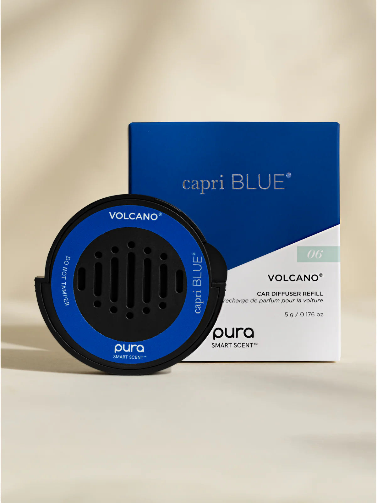 Volcano Pura - Capri Blue Car Diffuser Refill