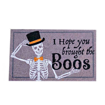 Brought The Boos Halloween Coir Doormat