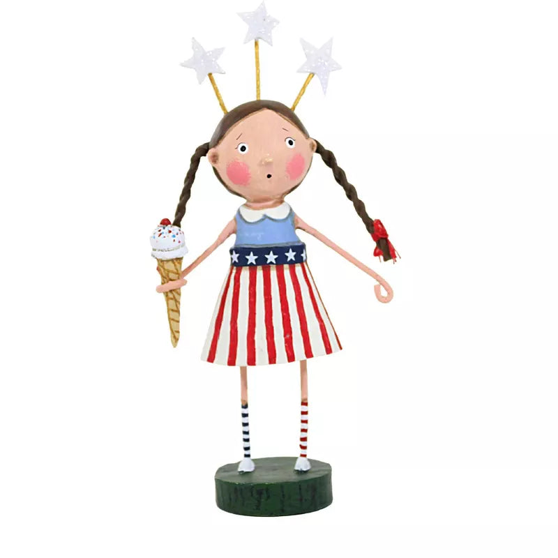 Stars Stripes & Sprinkles Patriotic Figurine