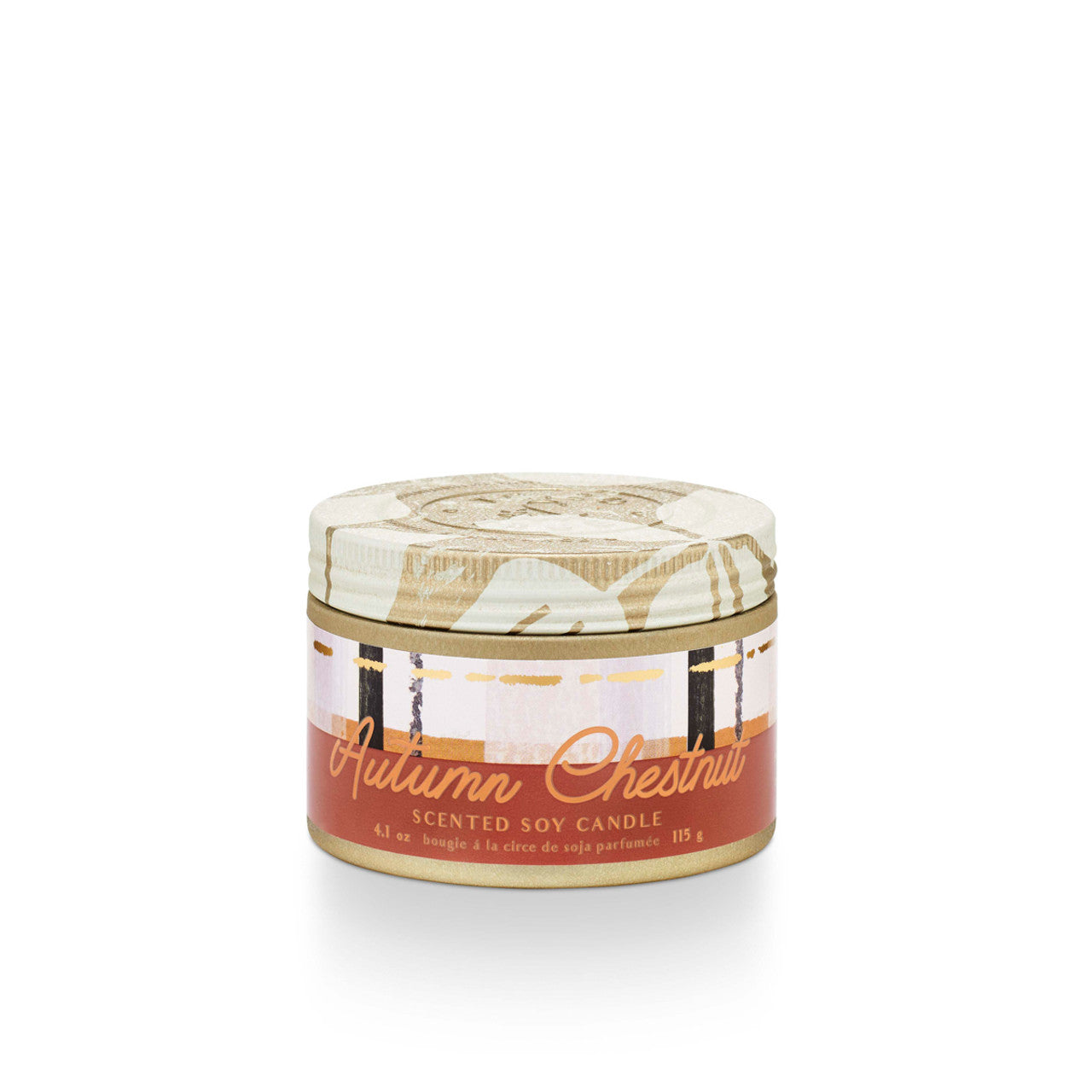 Autumn Chestnut Small Tried & True Tin Candle