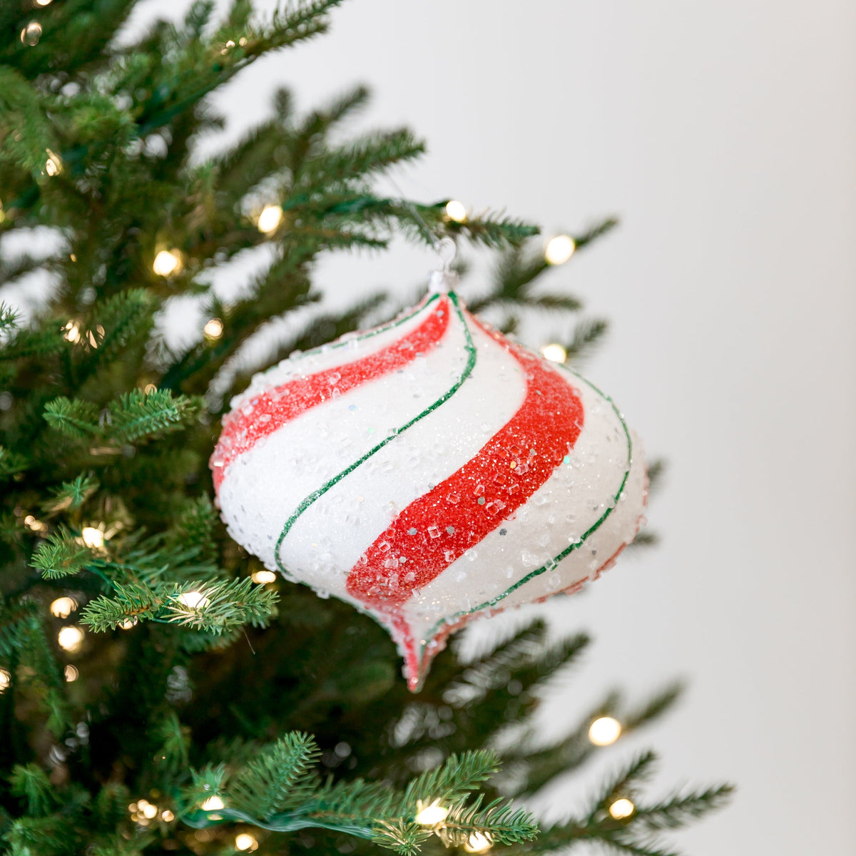 160mm Christmas Stripes Ornament