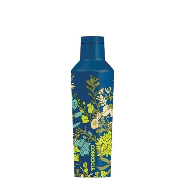 16Oz Wildflower Blue Corkcicle Canteen Bottle