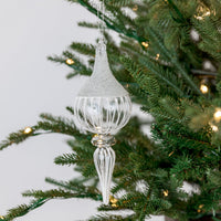 Beaded Crystal Finial Ornament Assorted