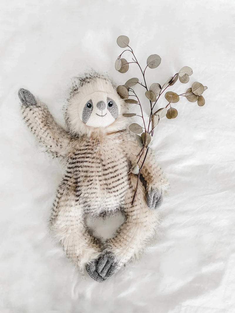 Simon Sloth Luxe Fur Stuffed Animal