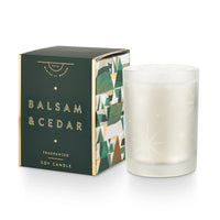 Balsam & Cedar Gifted Glass Candle by Illume