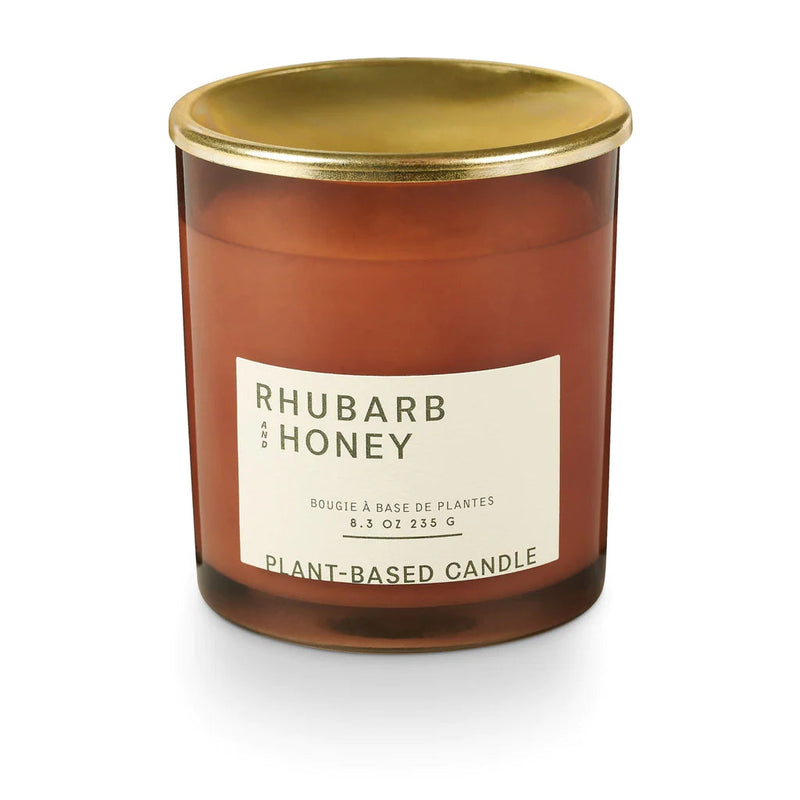 Rhubarb and Honey Lidded Jar Candle - Illume