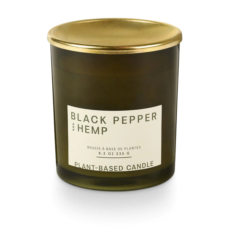 Black Pepper and Hemp Lidded Jar Candle - Illume