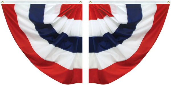 American Pleated Fan 3X3 Ft Everwear No Stars Set of 2