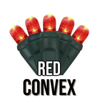 5MM LED Grand Convex Green Cord 50 Lights