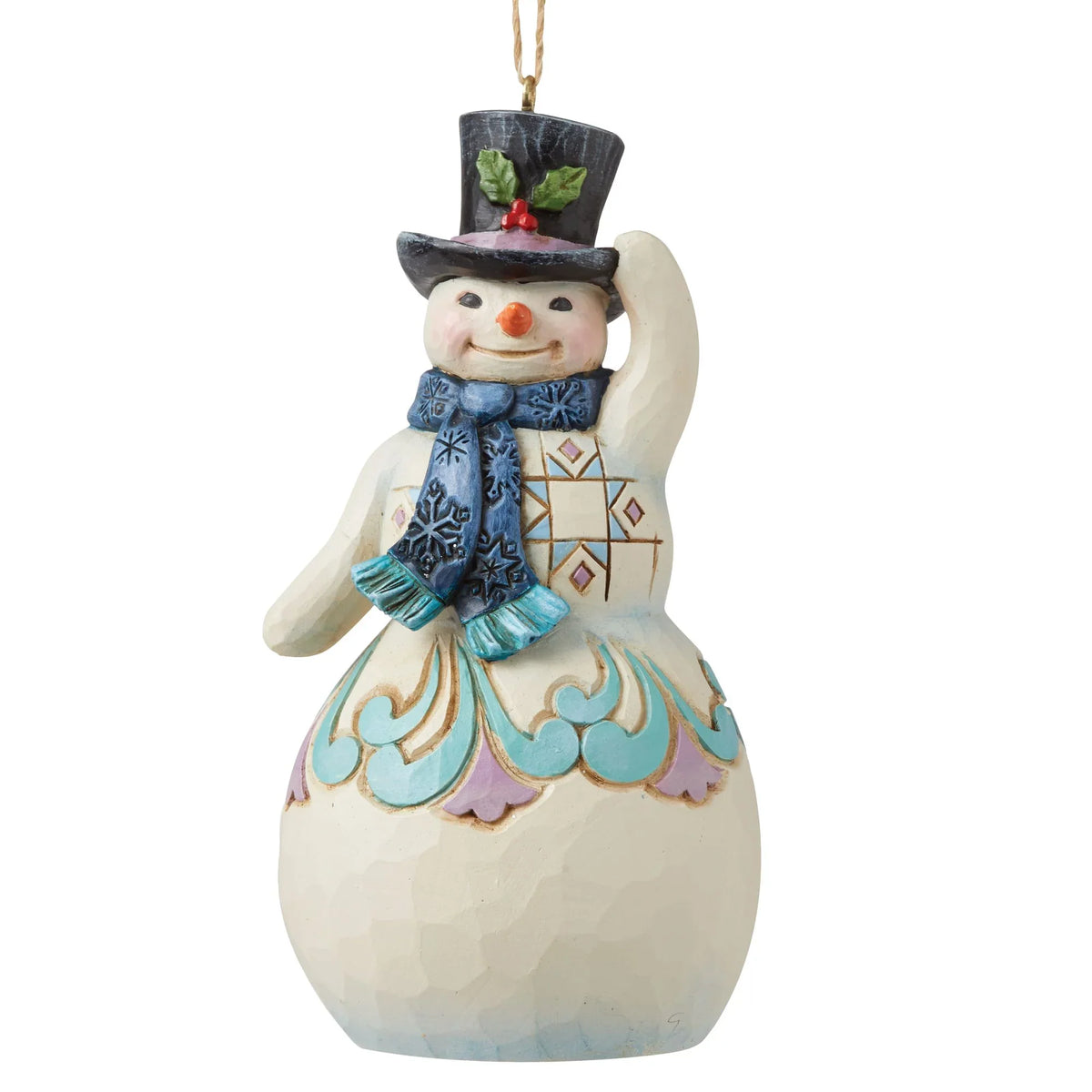 Snowman W/Top Hat Orn