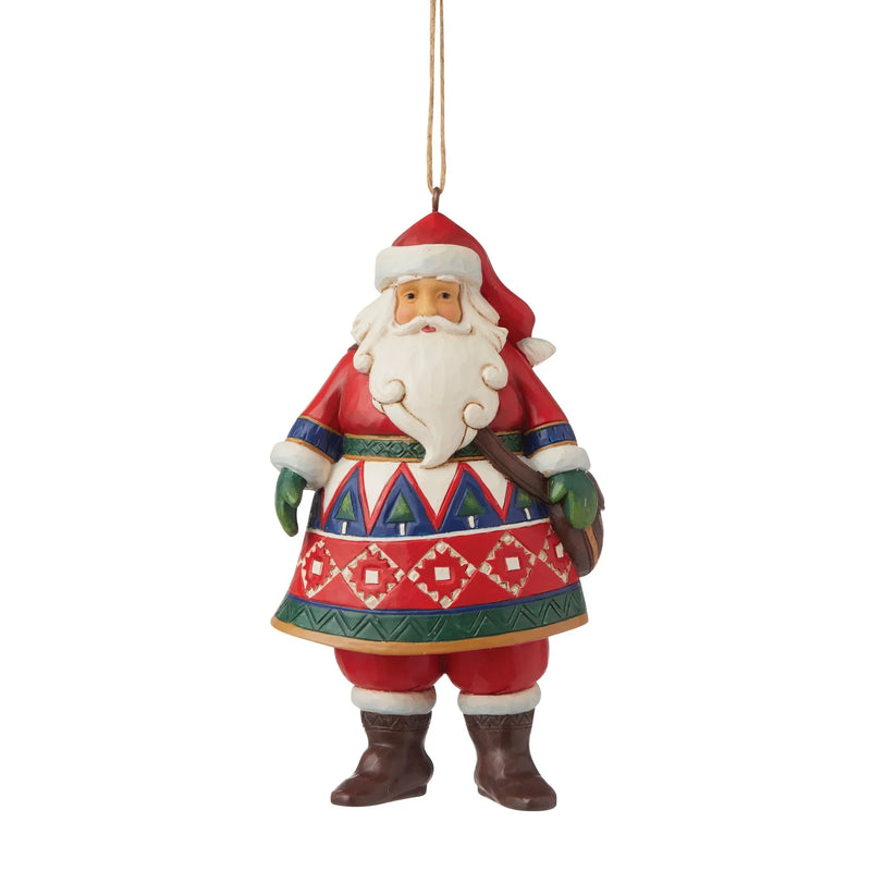 Lapland Santa Satchel Ornament