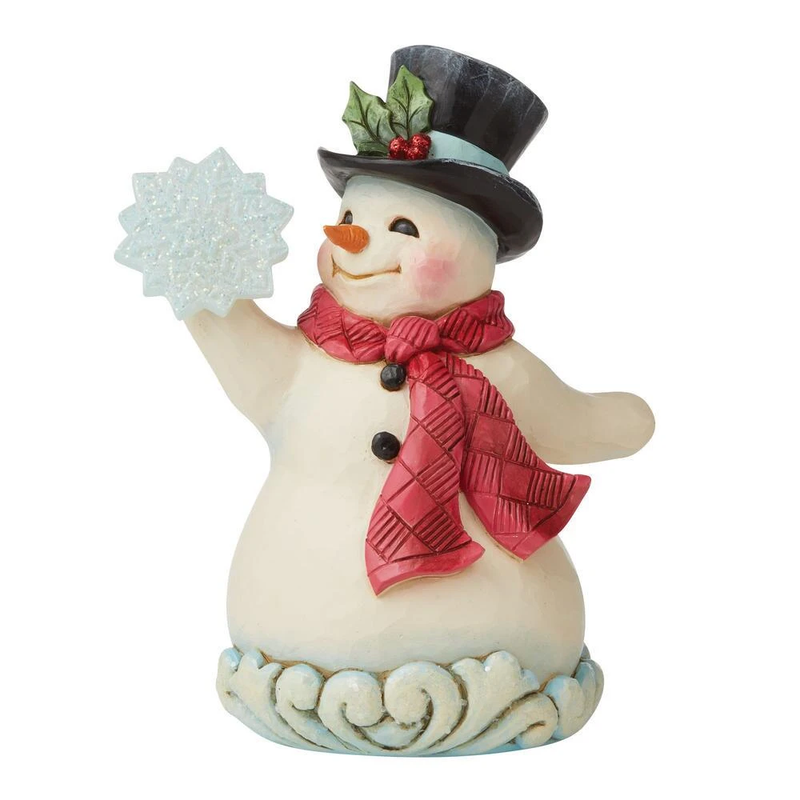 Winter's Simple Joys - Wonderland Snowman Snowflake