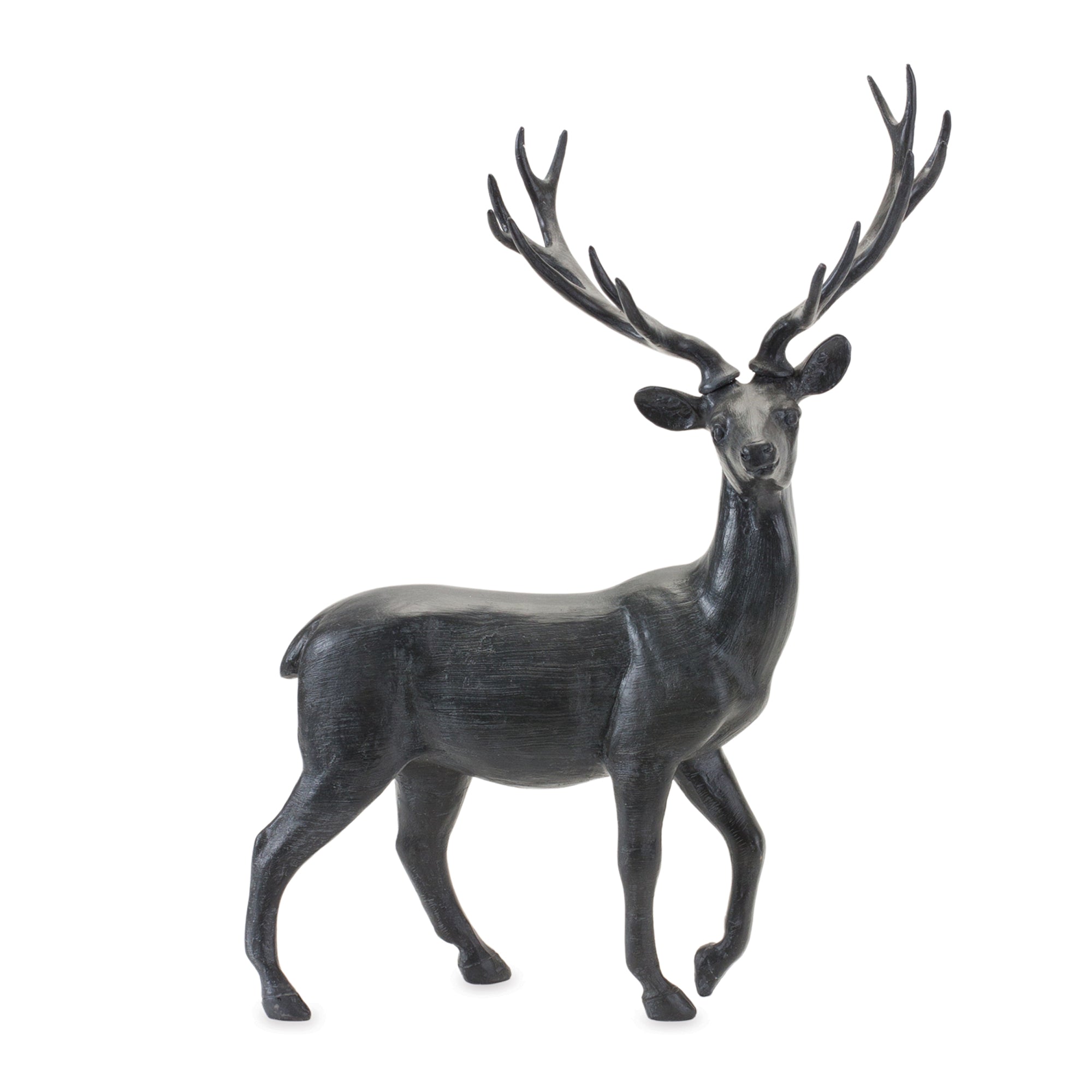 17 5 Metal Standing Deer Tabletop Decor Modern Display   86155L Metal Standing Deer Tabletop Melrose 