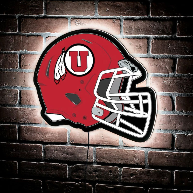 University of Utah Helmet LED Sign