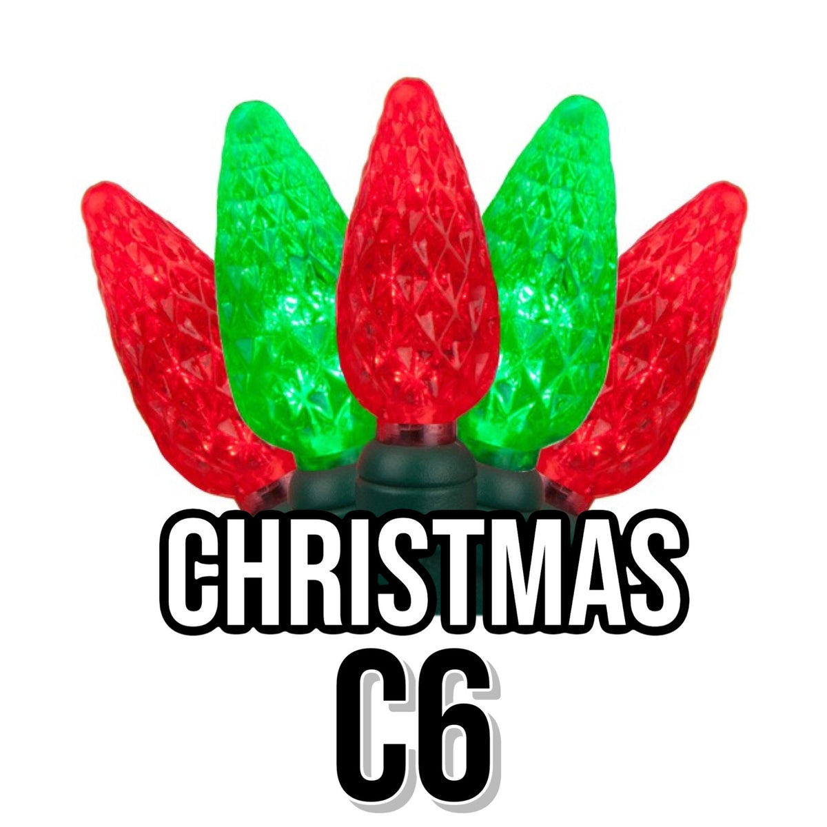 C6 LED Christmas String Mini Lights