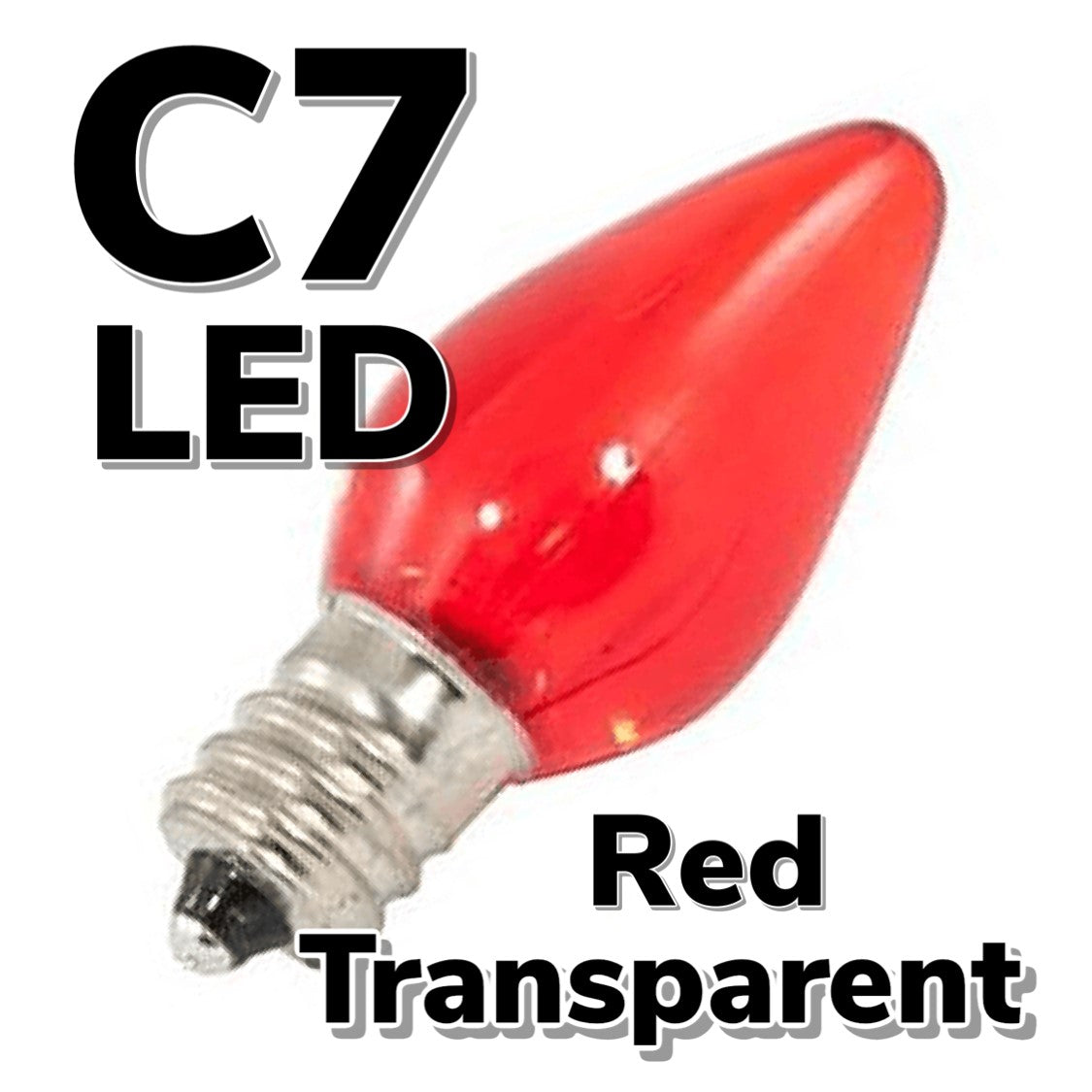 C7 LED Clear Bulb