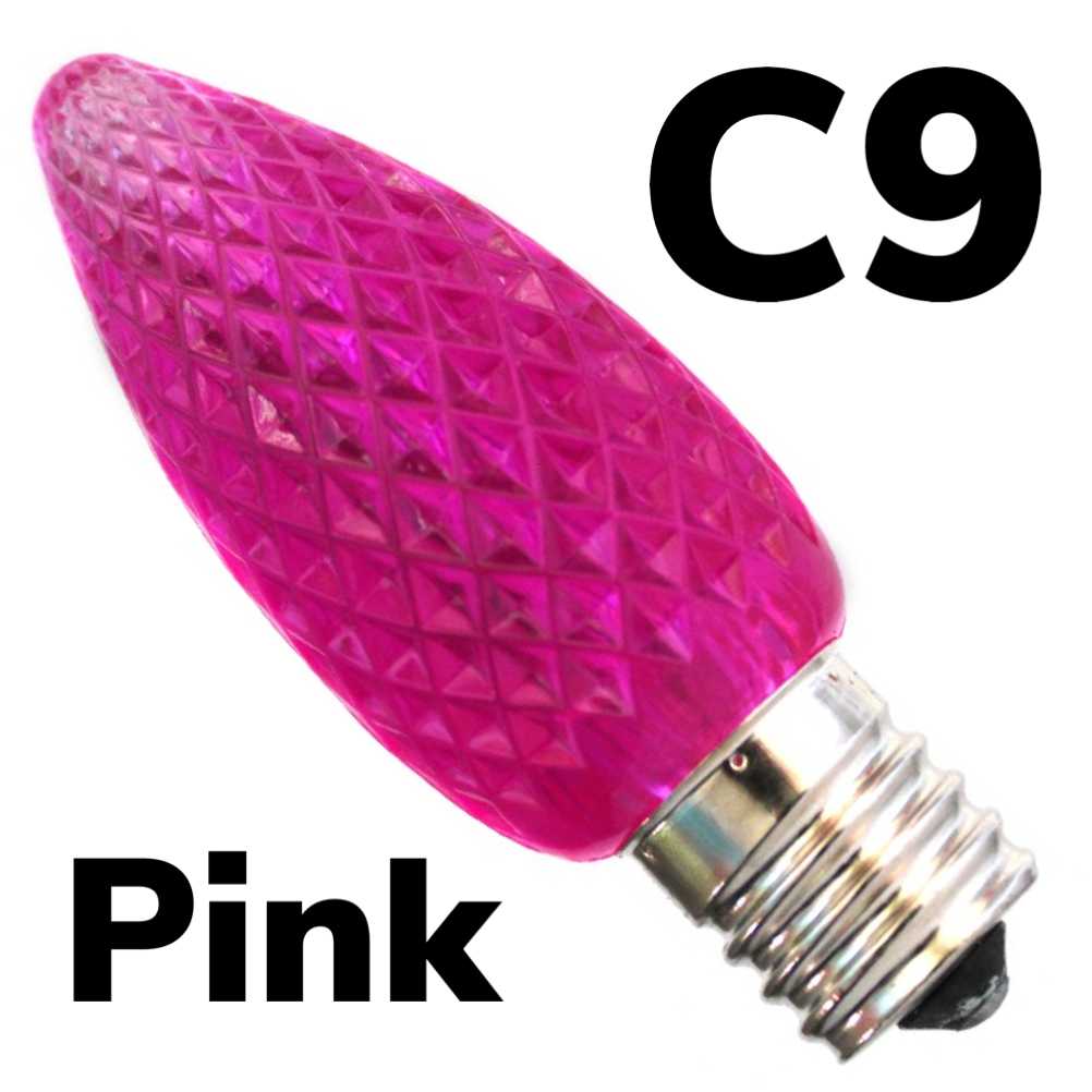 C9 LED Faceted Bulb