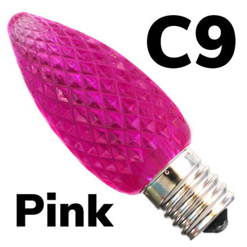 LED Pink Faceted