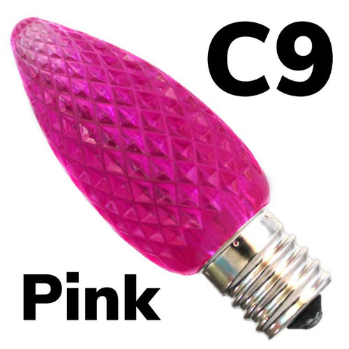 C9 LED Faceted Bulb