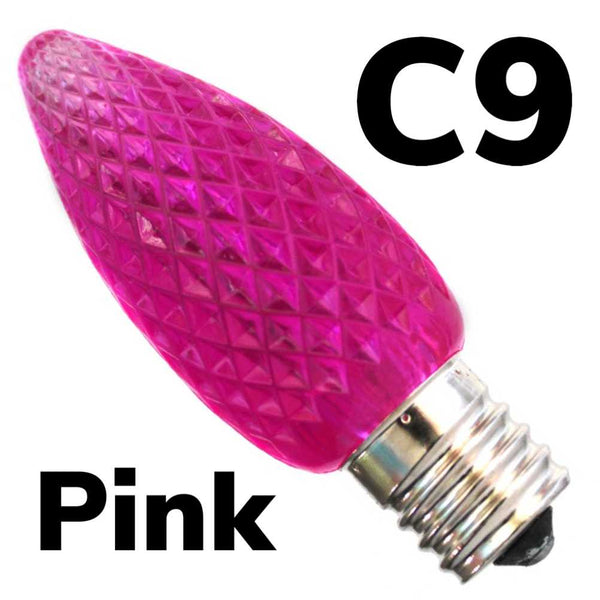 C9 LED Faceted Bulb