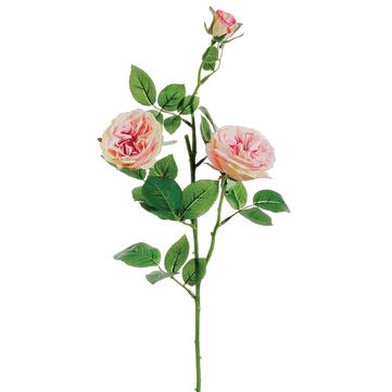 29" Pink Garden Rose Spray