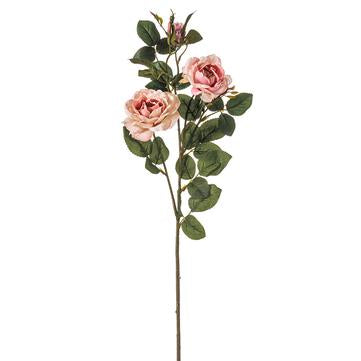 28" Mauve Rose Spray