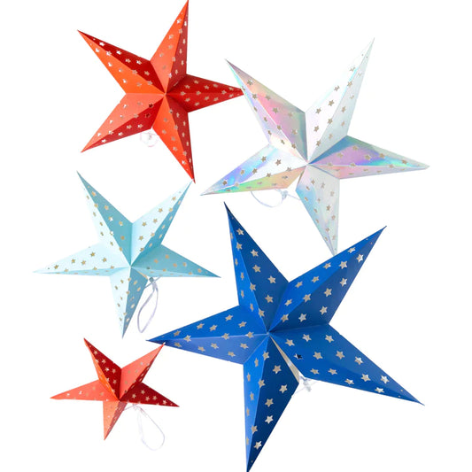Sparklers & Rockets 3D Hanging Stars