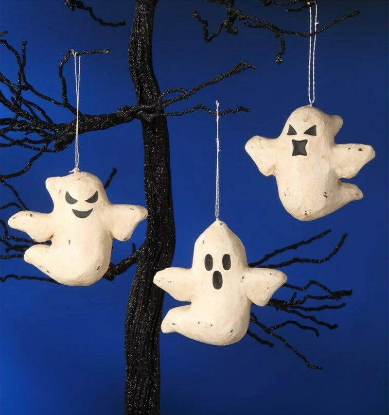 Ghost Haunted Halloween Ornament Assorted